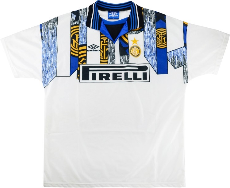 Camisa II Inter de Milão 1995 1996 Umbro retro